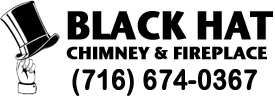 Black Hat Chimney & Fireplace logo